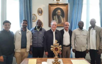 Des séminaristes marianistes de passage à La Madeleine